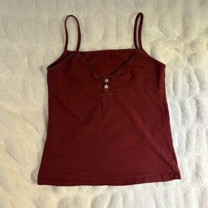 Women's Burgundy Camisole Top
